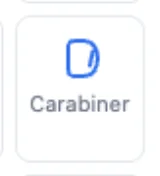 The Carabiner tile in the Generators list