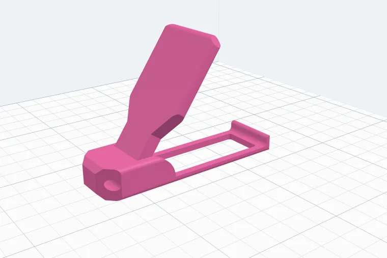 The Paddle type: a lever that widens into a wide paddle, with a pointed key ring end