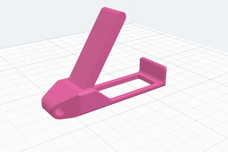 The Slim type: a narrow lever standing up from the block