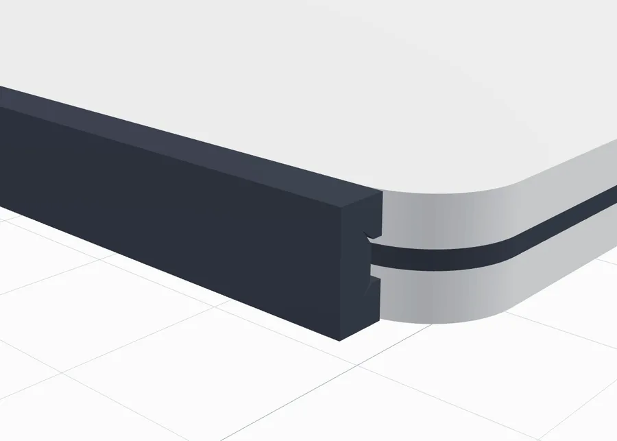 The book spine closed: the spine stands up as wide as the closed card