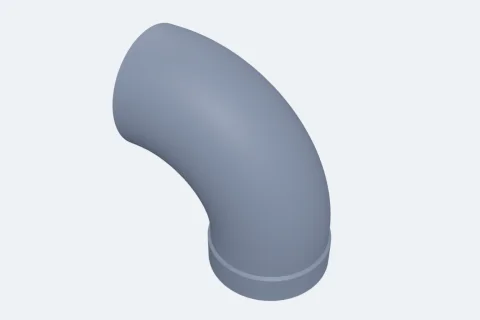 A duct elbow